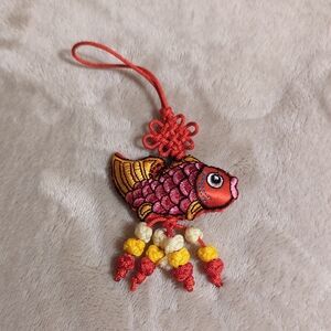 Colorful Fish Key Chain Or Ornament.